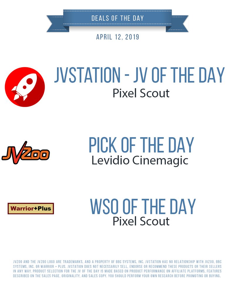 JVs of the day - April 12, 2019