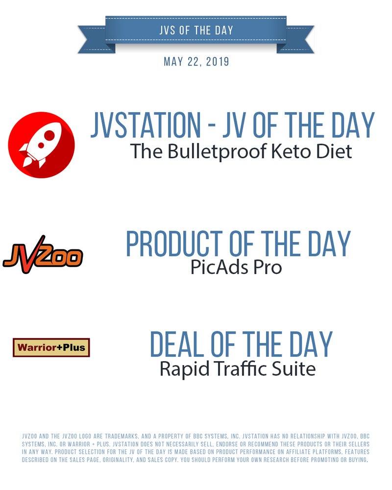 JVs of the day - May 22, 2019