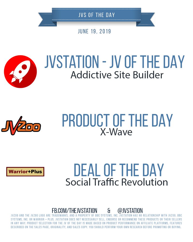 JVs of the day - June 19, 2019