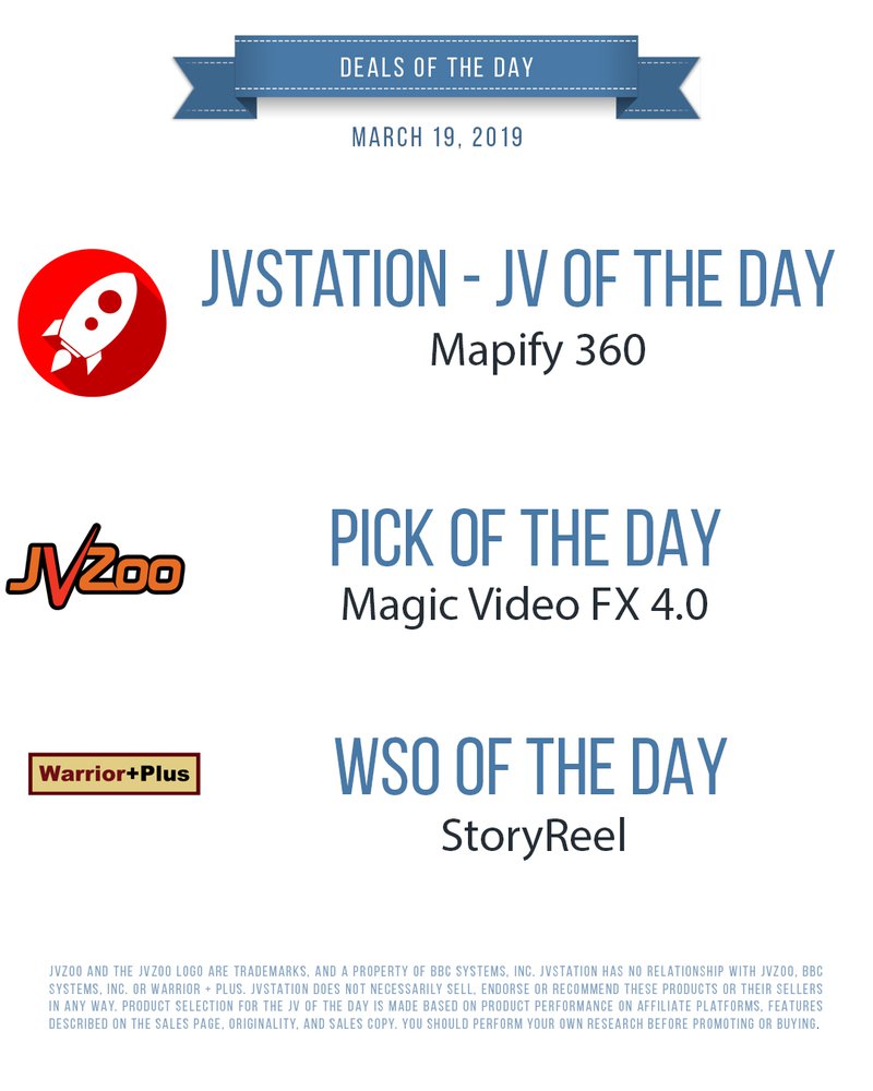 Deals of the day - March 19, 2019