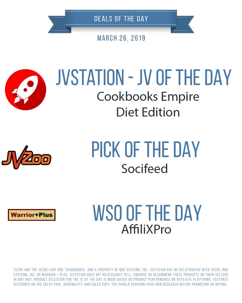 Deals of the day - March 26, 2019
