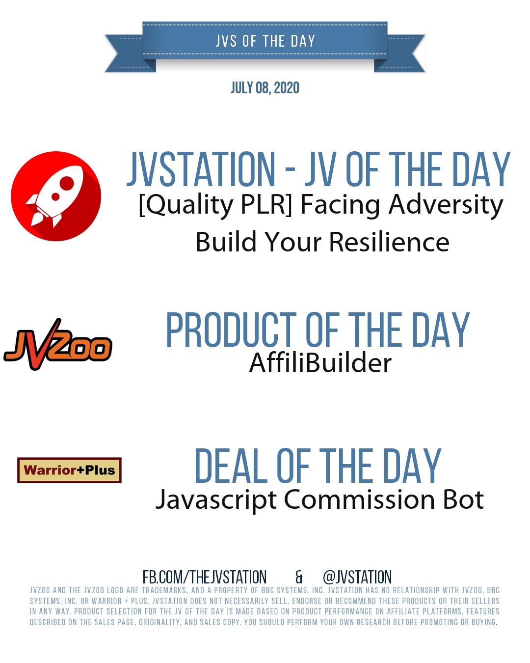 JVs of the day - July 08, 2020
